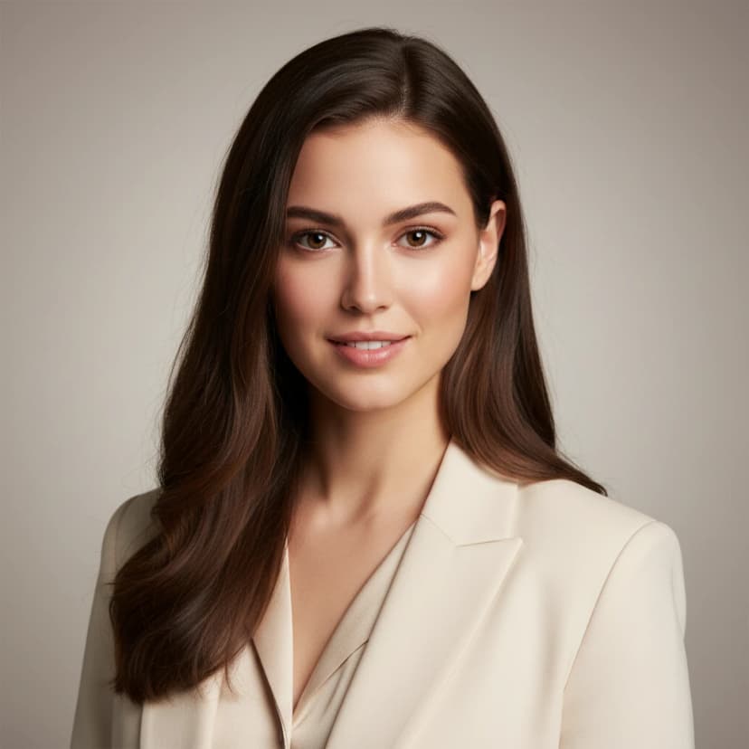 After: professional AI headshot